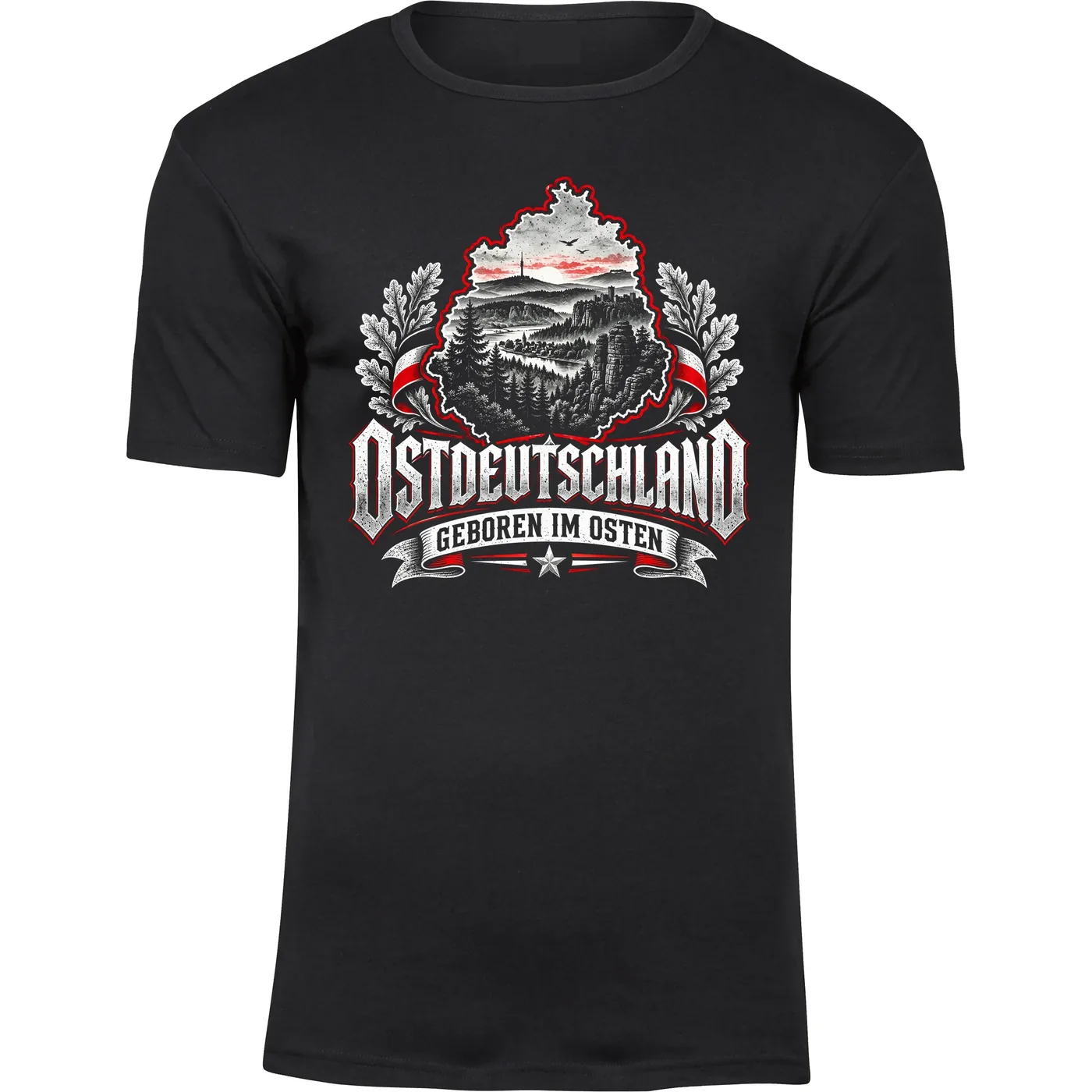 Herren Premium T-Shirt - Ostdeutschland, Geboren im Osten