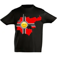 Kinder T-Shirt - Deutschland, Fahne Vorderseite