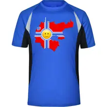 Herren Sportshirt - Deutschland, Fahne - gewählte Variante