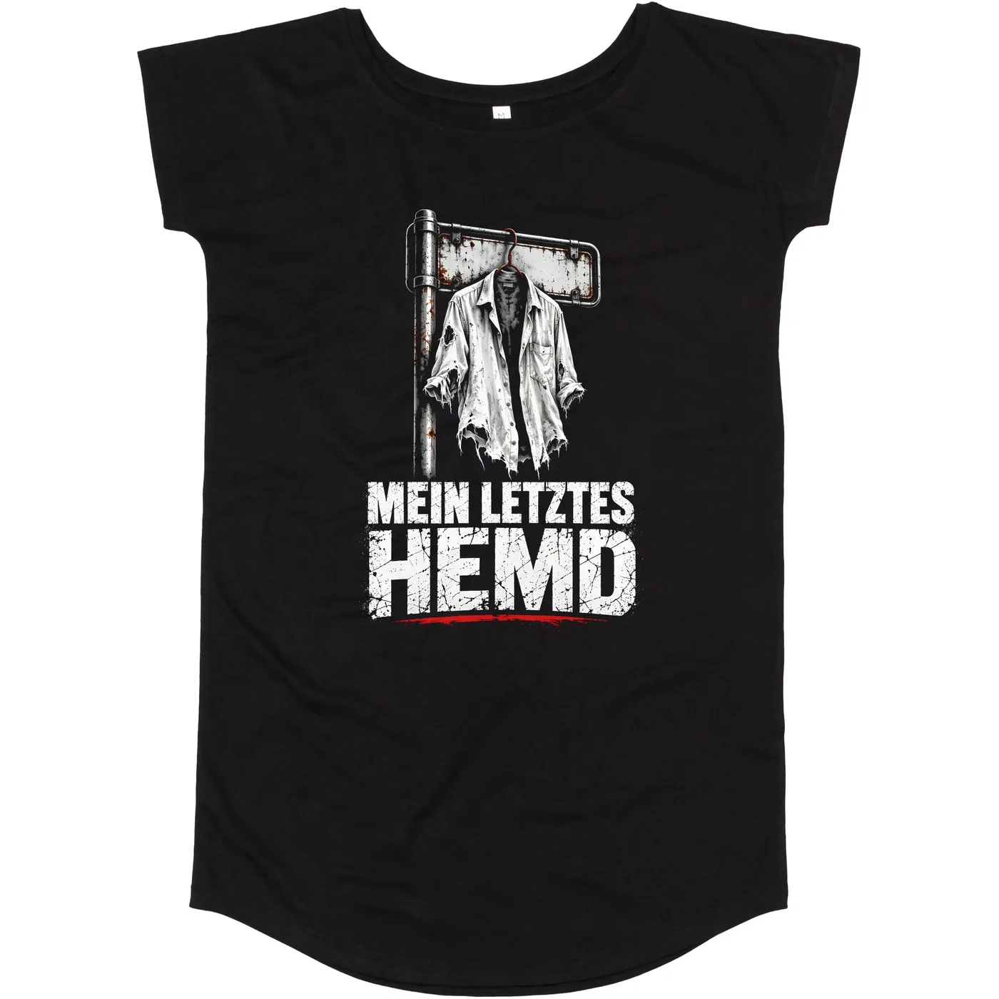 Damen T-Shirt Kleid - Mein letztes Hemd