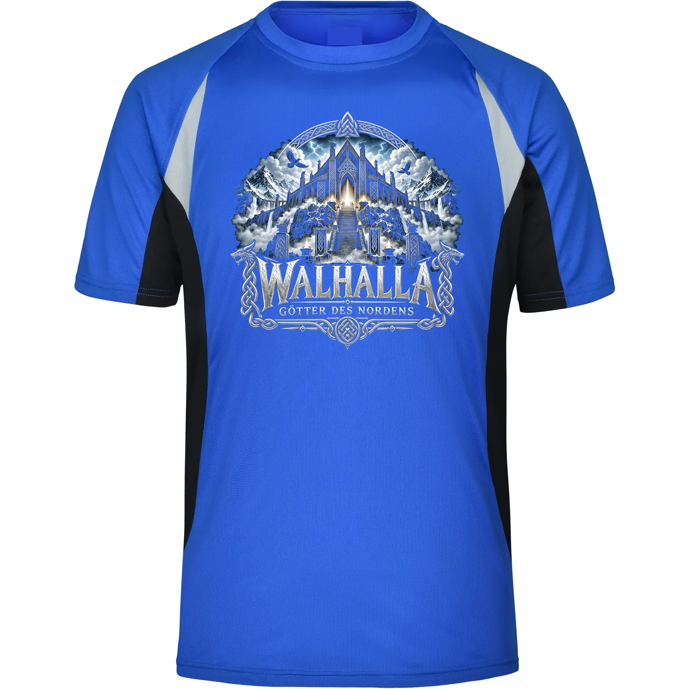 Herren Sportshirt - Walhalla, Götter des Nordens