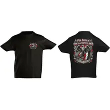 Kinder T-Shirt - Für Familie Volk und Vaterland, Fahne - gewählte Variante