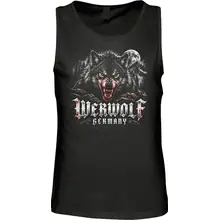 Herren Standard Tanktop - Werwolf Germany, Die Lange Nacht Vorderseite