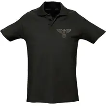 Herren Standard Poloshirt - Adler, Eisernes Kreuz Vorderseite