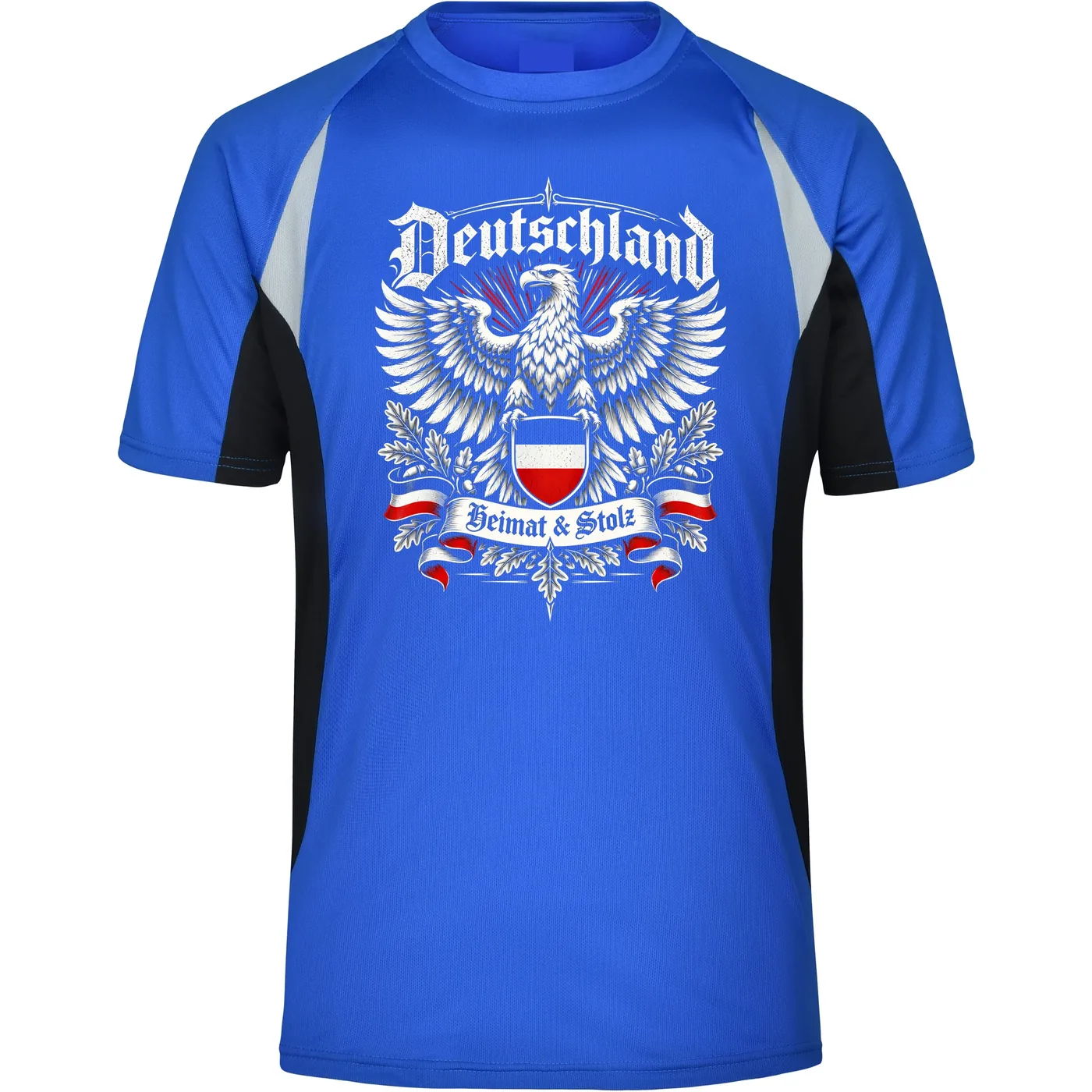 Herren Sportshirt - Deutschland Adler, Heimat & Stolz