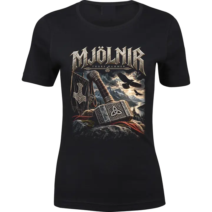 Damen Premium T-Shirt - Mjölnir, Thors Hammer