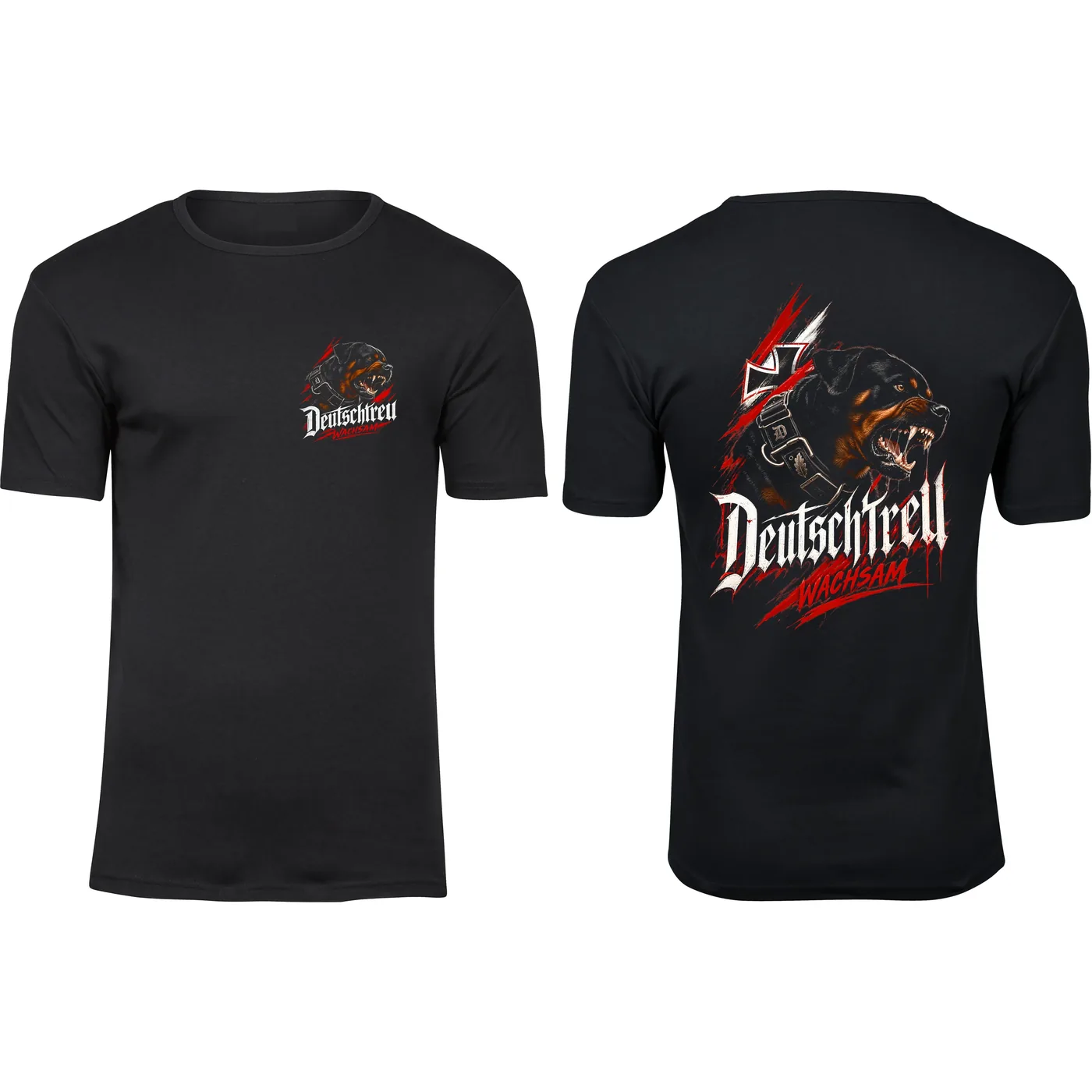 Herren Premium T-Shirt - Deutschtreu, Wachsam