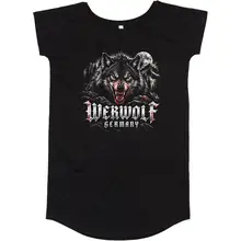 Damen T-Shirt Kleid - Werwolf Germany, Die Lange Nacht - gewählte Variante