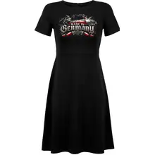 Damen kurzarm Kleid - Made in Germany – Heimat & Stolz Vorderseite