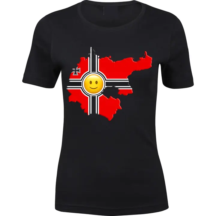 Damen Premium T-Shirt - Deutschland, Fahne