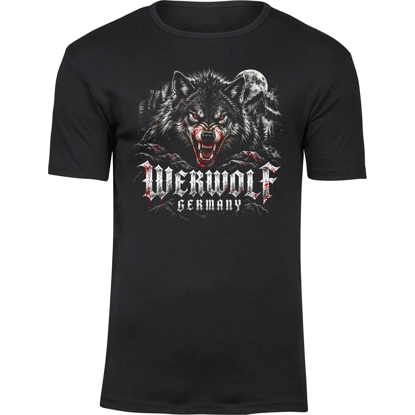 Herren Premium T-Shirt - Werwolf Germany, Die Lange Nacht