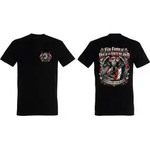 Herren T-Shirt - Für Familie Volk und Vaterland, Fahne - gewählte Variante