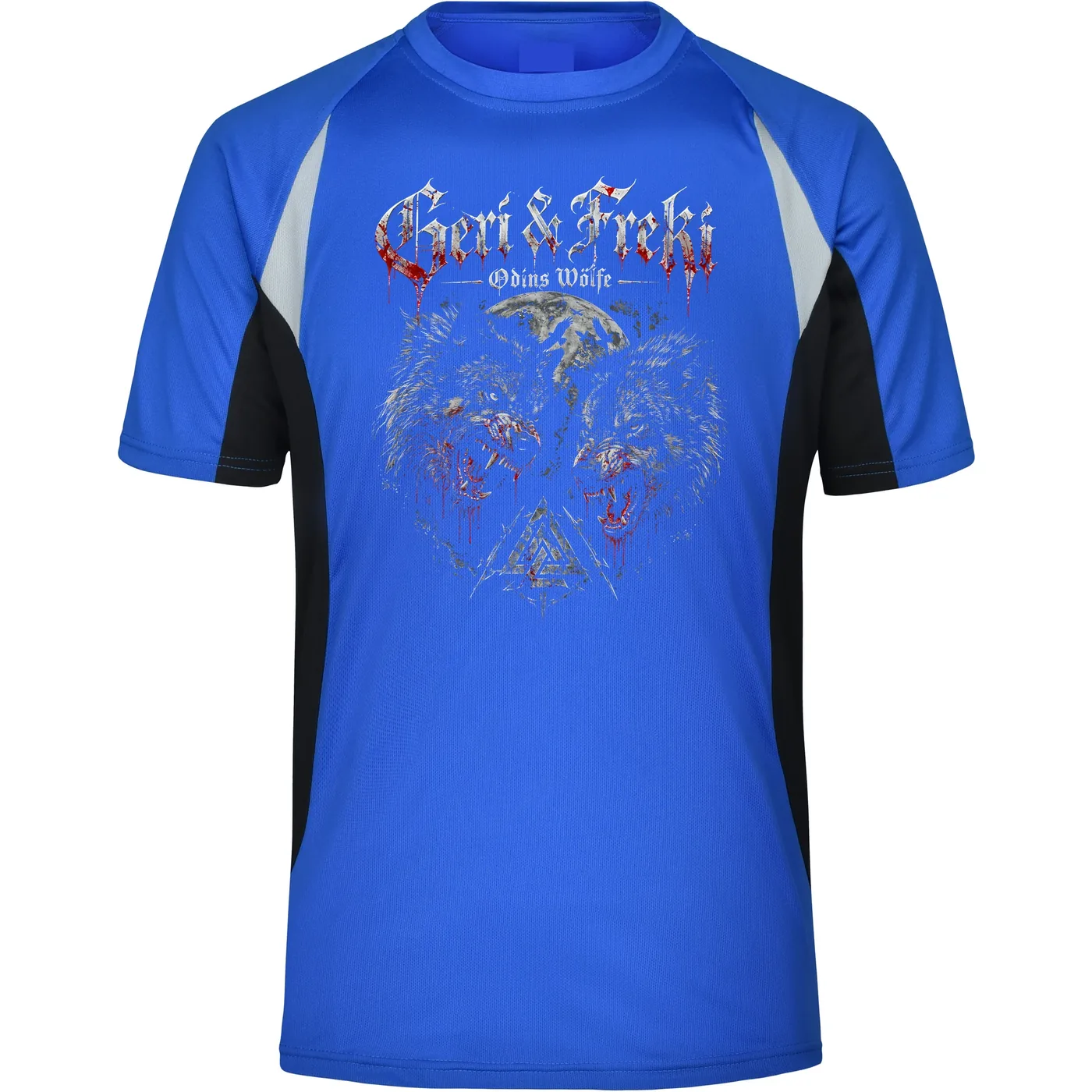 Herren Sportshirt - Geri & Freki, Odins Wölfe