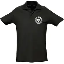 Herren Standard Poloshirt - Gott mit uns, Adler Vorderseite