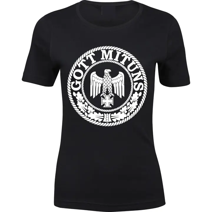 Damen Premium T-Shirt - Gott mit uns, Adler