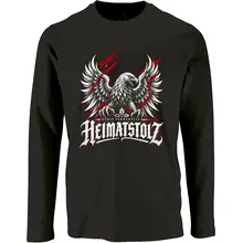 Herren Langarm Shirt - Heimatstolz, Stolz verwurzelt - gewählte Variante