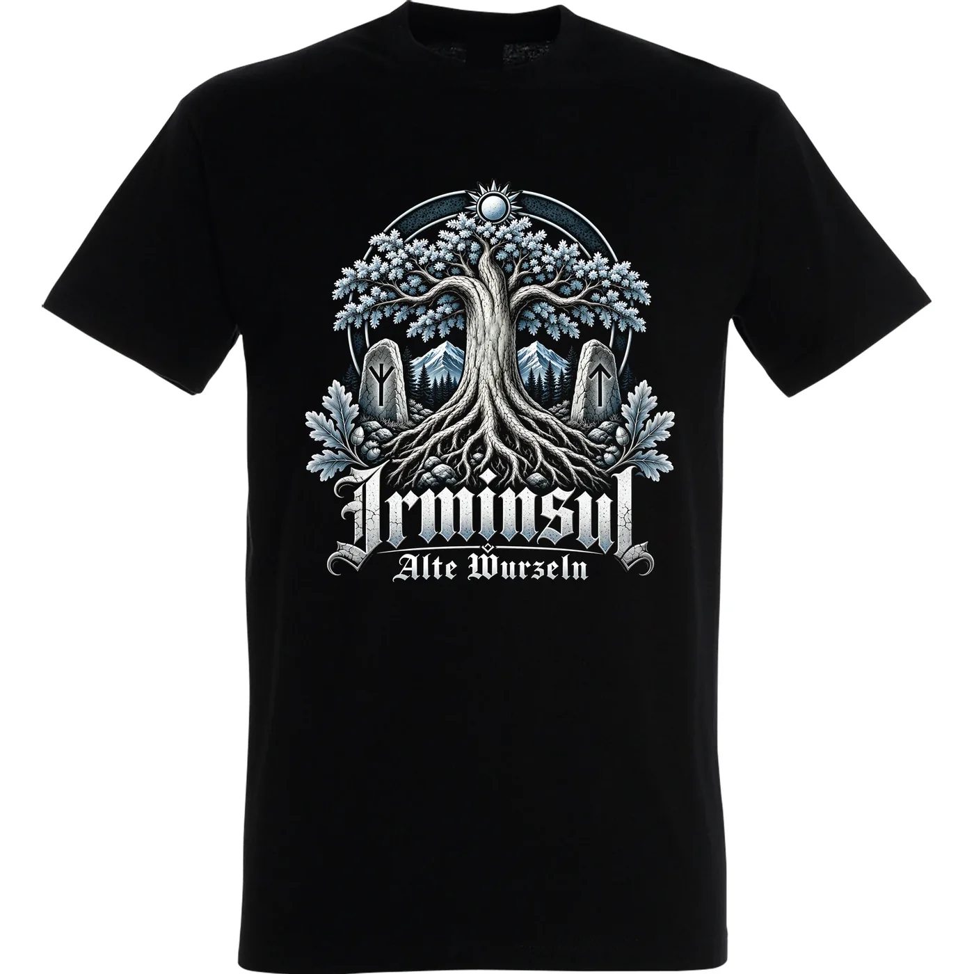 Herren T-Shirt - Irminsul, Alte Wurzeln
