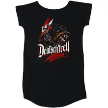 Damen T-Shirt Kleid - Deutschtreu, Wachsam Rückseite