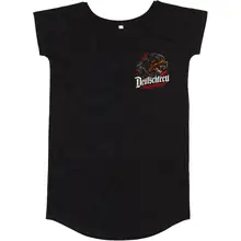 Damen T-Shirt Kleid - Deutschtreu, Wachsam Vorderseite