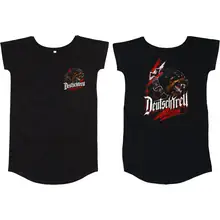 Damen T-Shirt Kleid - Deutschtreu, Wachsam - gewählte Variante