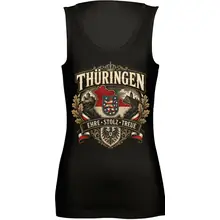 Damen Standard Top - Thüringen Wappen, Ehre Stolz Treue - gewählte Variante