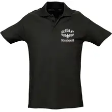 Herren Standard Poloshirt - Made in Germany, Deutschland Vorderseite