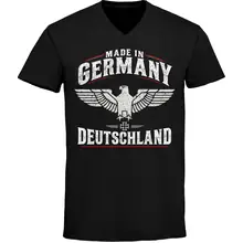 Herren V-Ausschnitt T-Shirt - Made in Germany, Deutschland - gewählte Variante