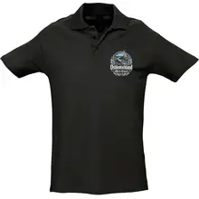 Herren Standard Poloshirt - Ostdeutschland, Meine Heimat Blau - gewählte Variante