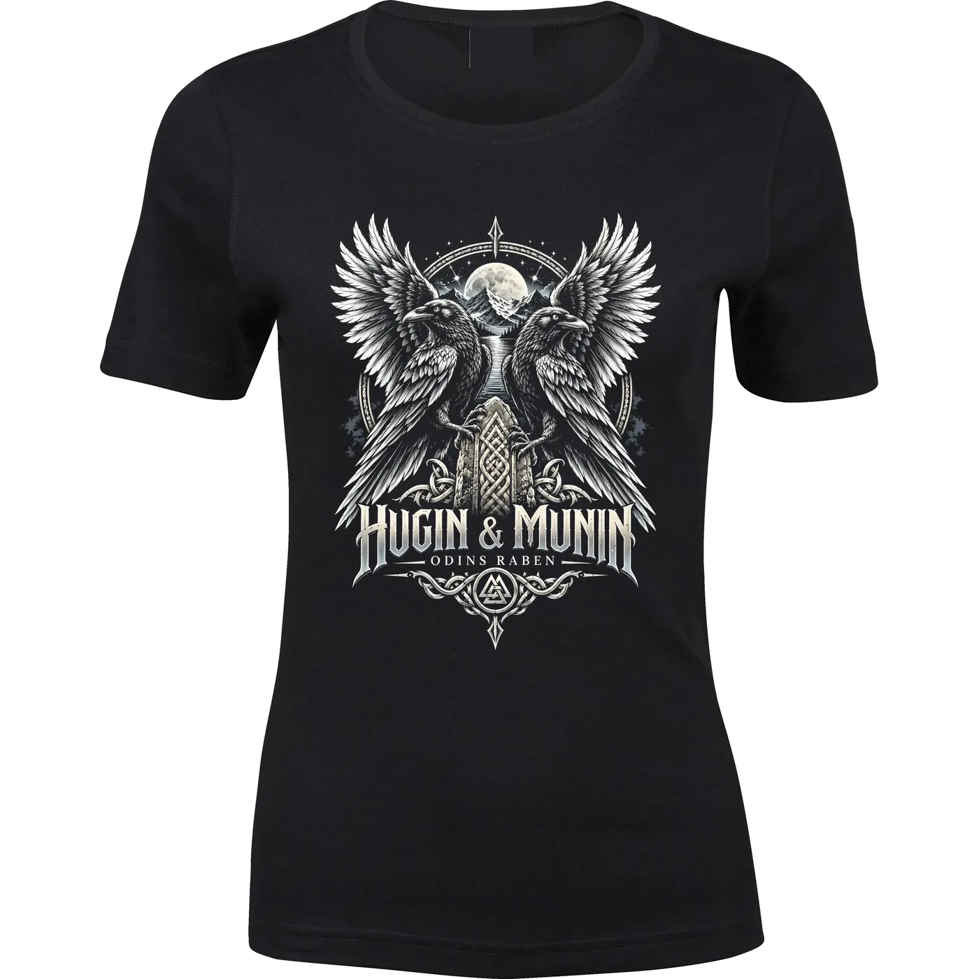 Damen Premium T-Shirt - Odins Raben, Hugin & Munin