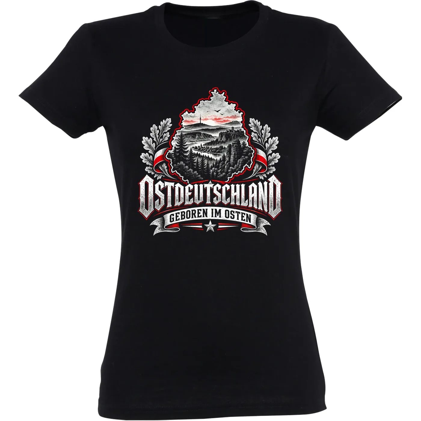 Damen T-Shirt - Ostdeutschland, Geboren im Osten