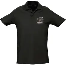 Herren Standard Poloshirt - Werwolf Germany, Die Lange Nacht Vorderseite