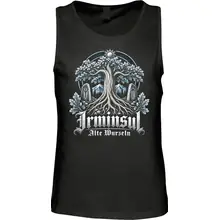 Herren Standard Tanktop - Irminsul, Alte Wurzeln Vorderseite