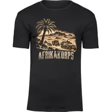 Herren Premium T-Shirt - Afrikakorps, Wüste Vorderseite