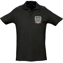 Herren Standard Poloshirt - Deutschland Adler, Heimat & Stolz Vorderseite