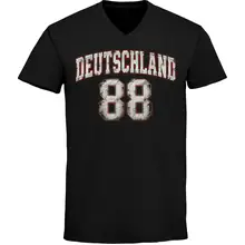 Herren V-Ausschnitt T-Shirt - Deutschland 88 - gewählte Variante