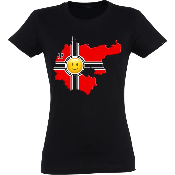 Damen T-Shirt - Deutschland, Fahne
