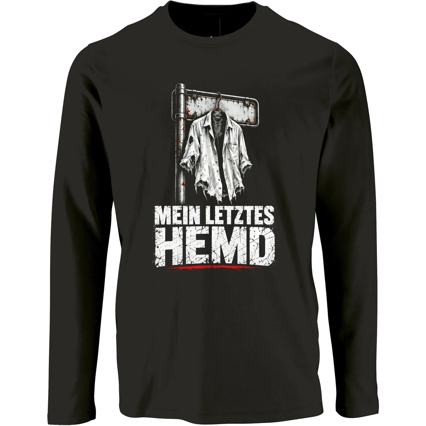Herren Langarm Shirt - Mein letztes Hemd