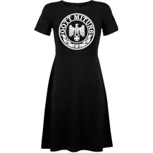 Damen kurzarm Kleid - Gott mit uns, Adler - gewählte Variante