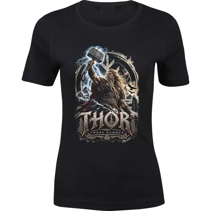 Damen Premium T-Shirt - Thor, Thors Hammer