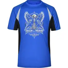 Herren Sportshirt - Odins Raben, Hugin & Munin Vorderseite