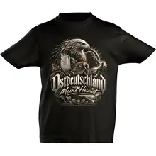 Kinder T-Shirt - Ostdeutschland Adler, Meine Heimat Vorderseite