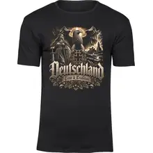 Herren Premium T-Shirt - Deutschland Adler, Treue & Tradition - gewählte Variante