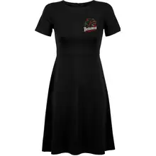 Damen kurzarm Kleid - Deutschtreu, Wachsam Vorderseite