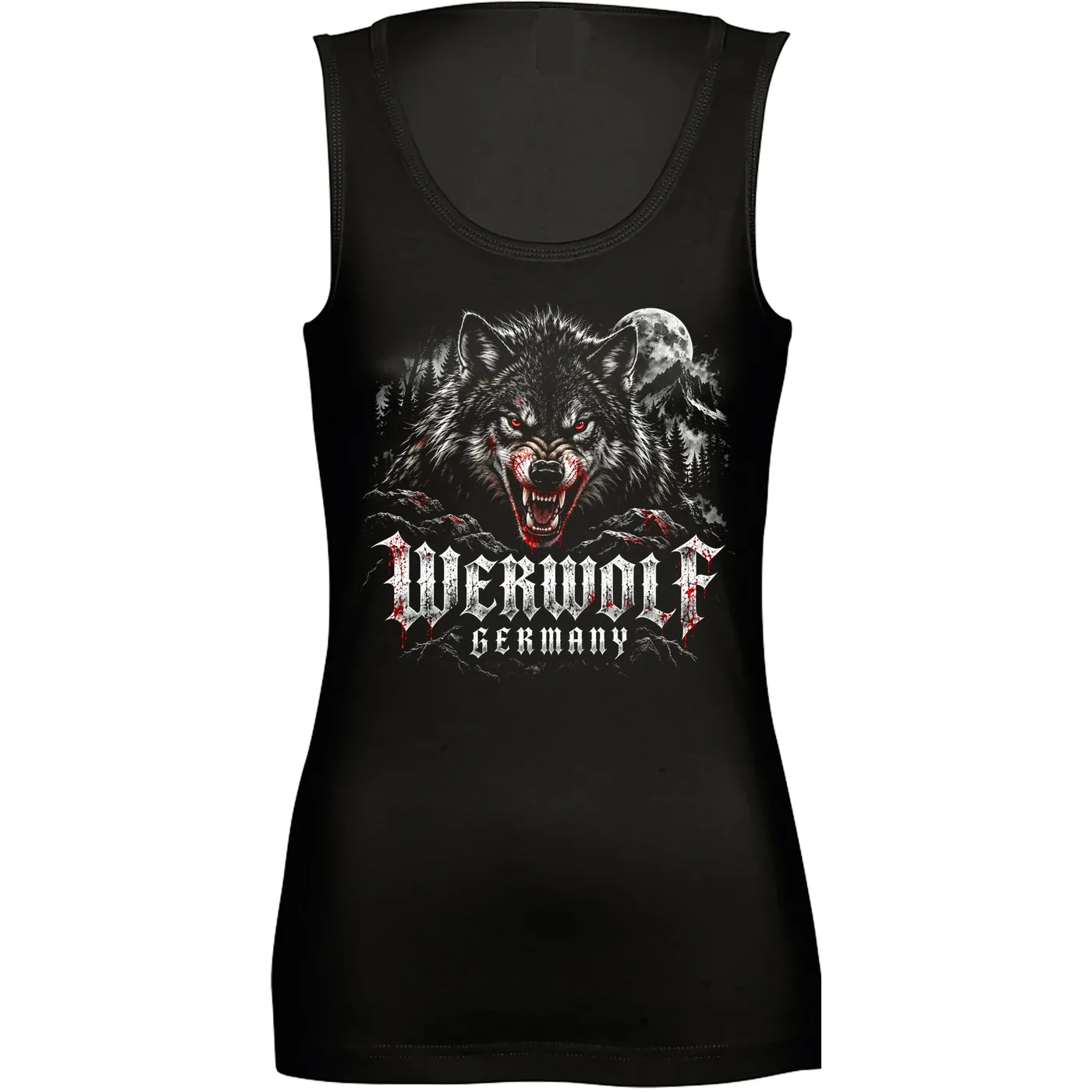 Damen Standard Top - Werwolf Germany, Die Lange Nacht