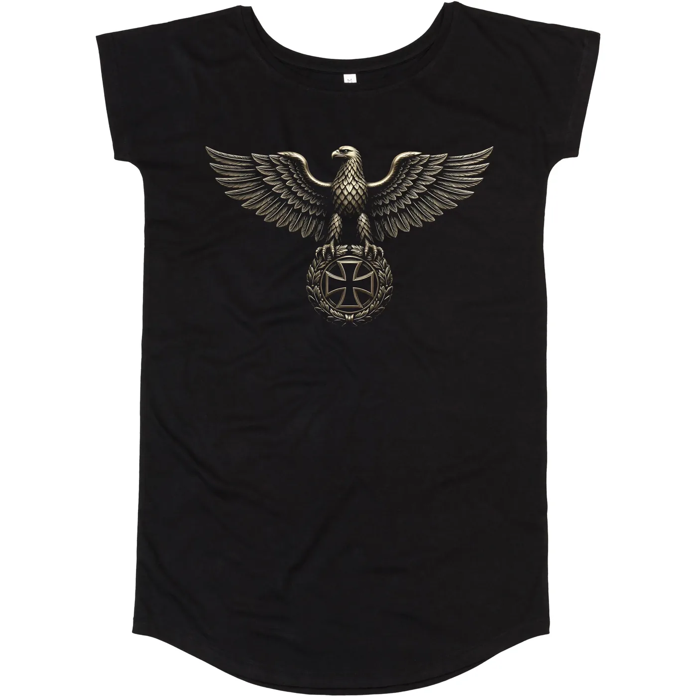 Damen T-Shirt Kleid - Adler, Eisernes Kreuz