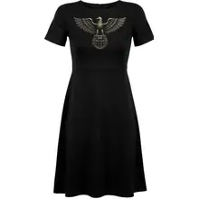 Damen kurzarm Kleid - Adler, Eisernes Kreuz - gewählte Variante