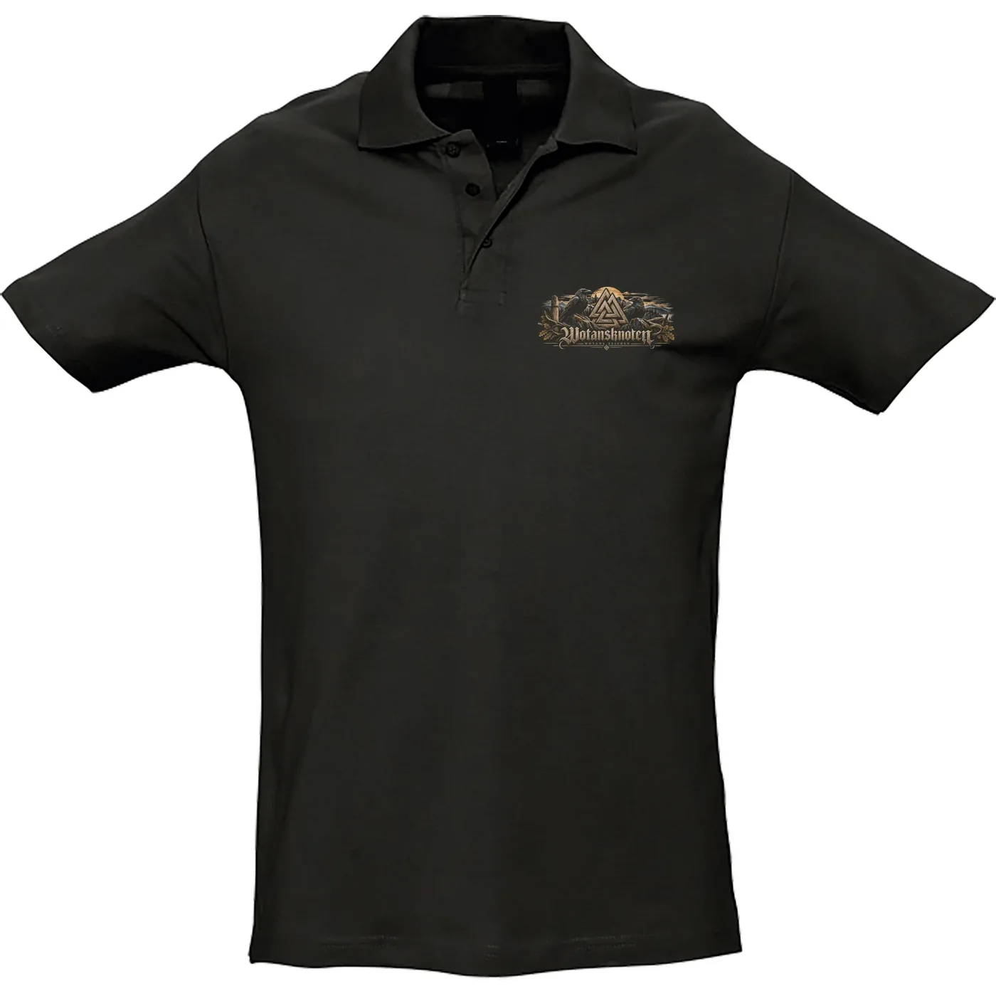 Herren Standard Poloshirt - Wotansknoten, Wotans Zeichen