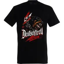 Herren T-Shirt - Deutschtreu, Wachsam Rückseite