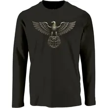Herren Langarm Shirt - Adler, Eisernes Kreuz - gewählte Variante