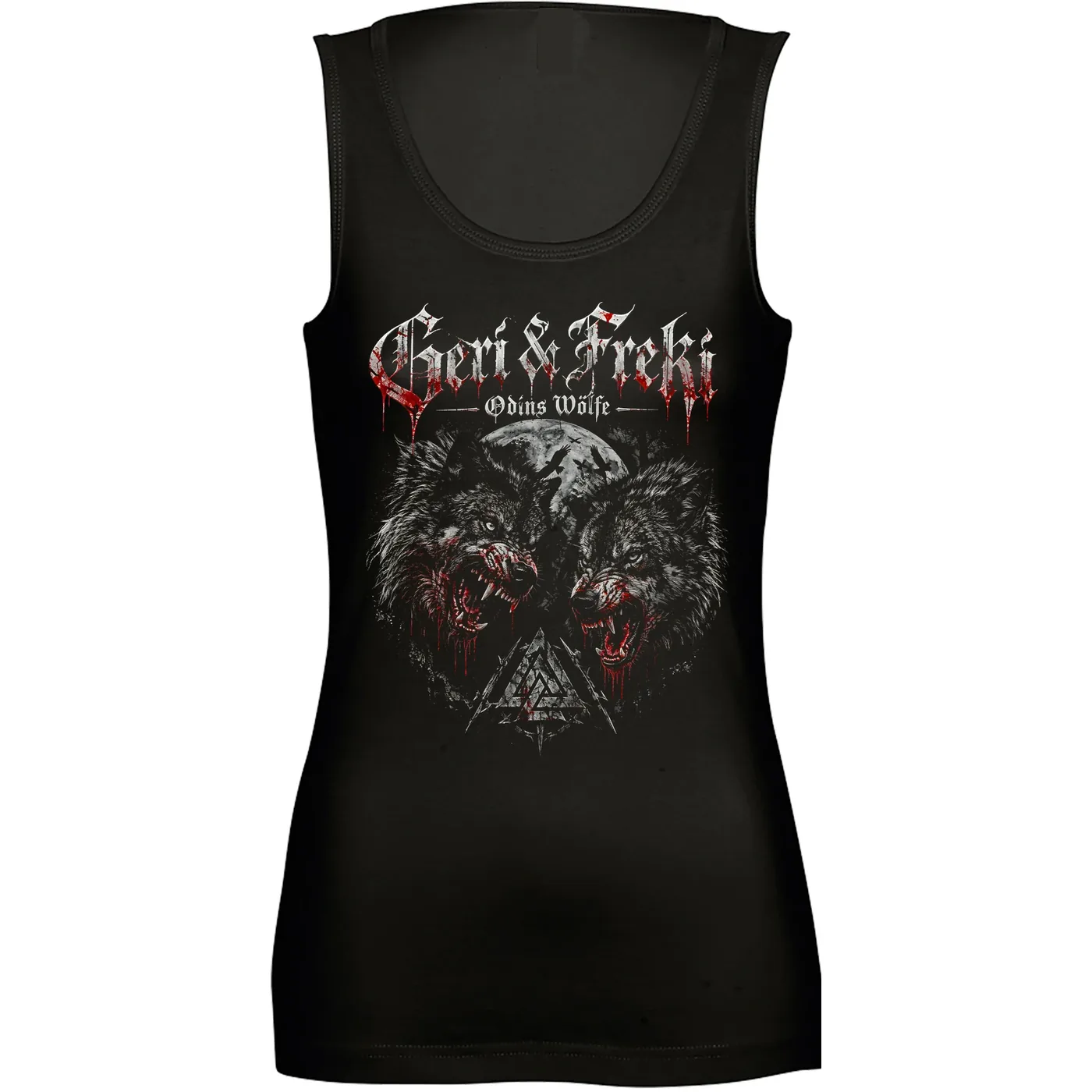 Damen Standard Top - Geri & Freki, Odins Wölfe